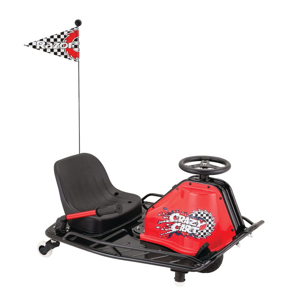 Photo 1 of Razor Crazy Cart Electric 360 Spinning Drifting Kids Ride On Outdoor Go Cart