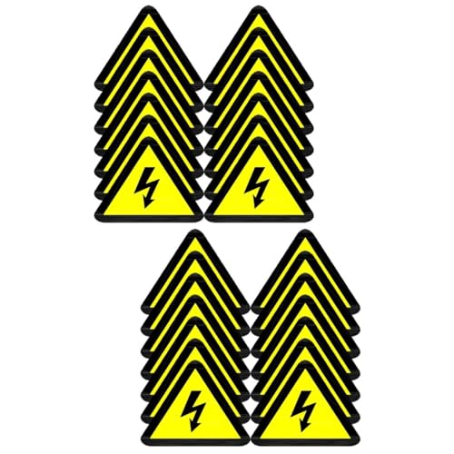 Étiquettes de panneau électrique haute tension - Autocollants de sécurité étanches iplusmile
