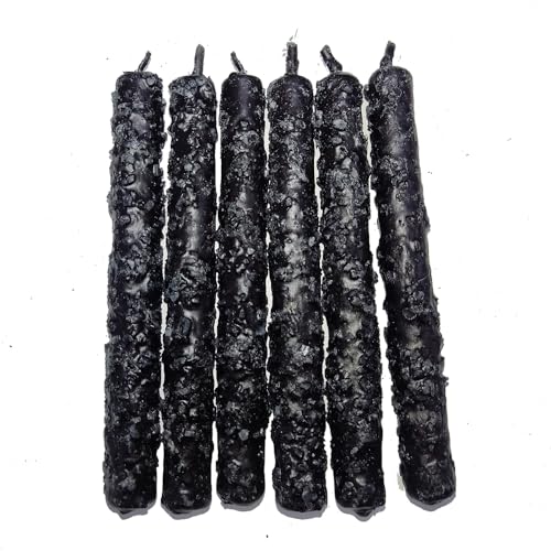 6 velas de ruda con sal 11cm - Velas de promesa - Aleja las