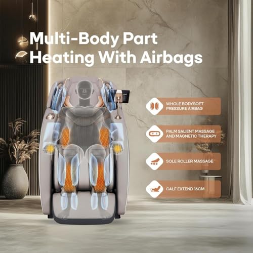 Image of SOBO Luxury Full Body Massage Chair with Zero Gravity SL Track 5-Year Warranty