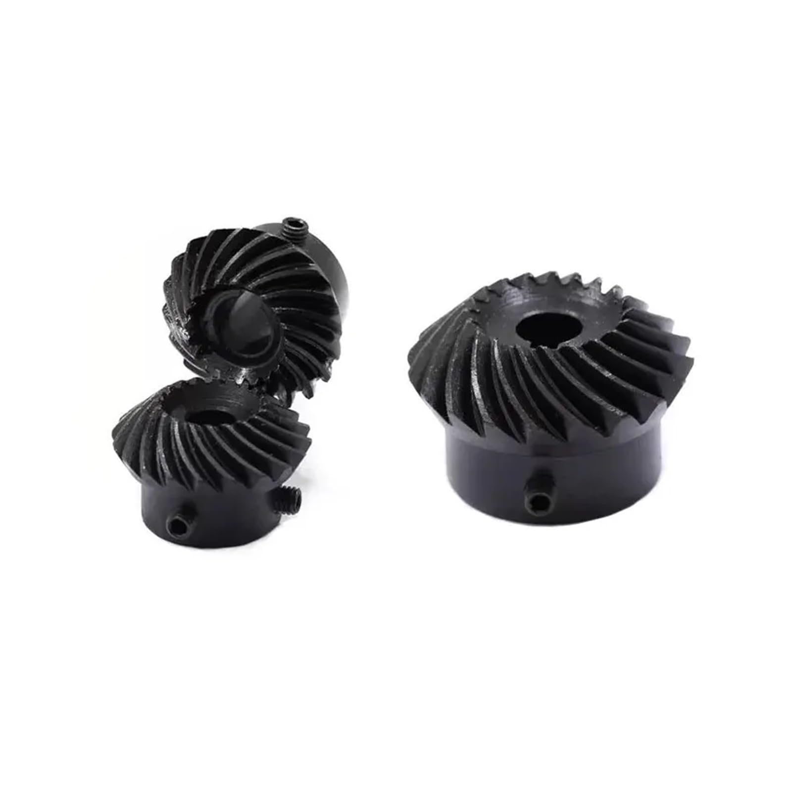 Ingranaggi conici 2 pezzi 45# acciaio 1M 15T ingranaggio conico a spirale M1 modulo 1:1 90 gradi differenziale ingranaggio stesso rapporto diametro(8mm)