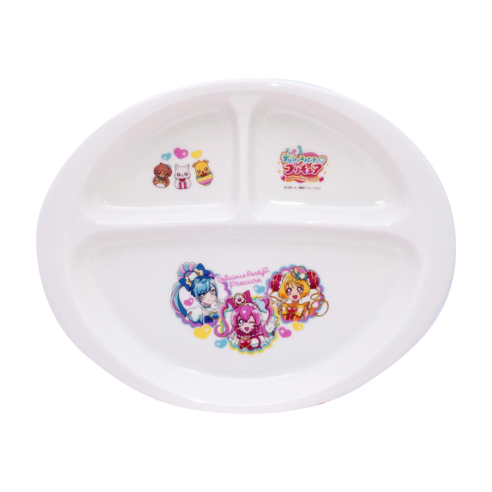 Amazon｜金正陶器 デリシャスパーティ プリキュア ランチ プレート 皿
