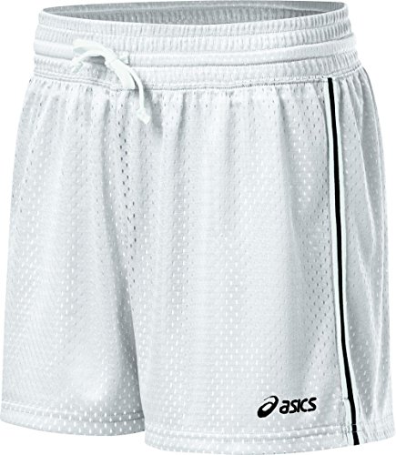 ASICS Women's Team Mesh Short, White, Small