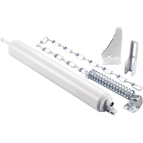 Ideal Security EK8741 Heavy Duty Storm Door & Screen Door Closer with Pull Chain
