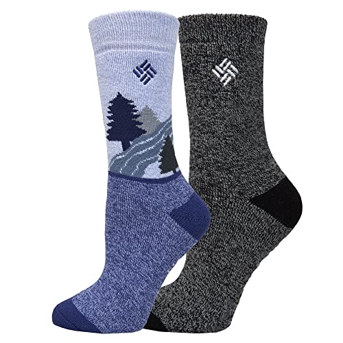 Chaussettes Columbia (Lot de 2) d'épaisseur moyenne et ultra résistantes pour homme