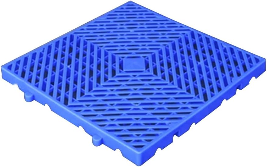 LXHELIVERY Lightweight Plastic Pallets, Moisture-Proof Storage, Wear-Resistant Waterproof Grid Can Be Used in Warehouses, Basement, and Other Industrial Environments (Color : Blue, Size : 60x40x3cm)