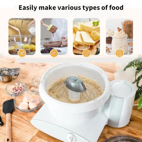 Batidora de cocina con gancho para batir masas pesadas de pan y repostería 7