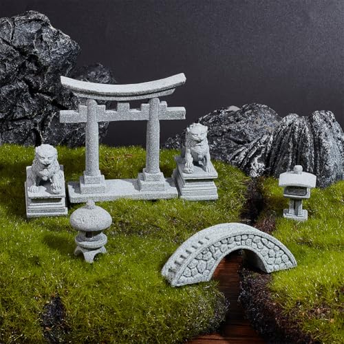 NBEADS 6 Pcs Mini Zen Garden Accessories - Image 4