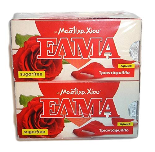 Mastic Gum (Elma) with Rose CASE 20x10 Pieces - Chios Mastiha by Mastiha Growers Association
