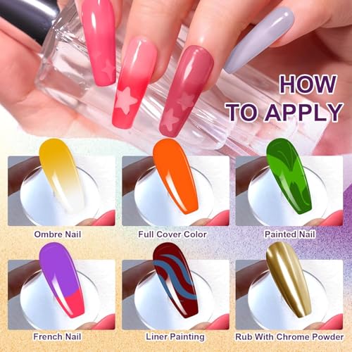 Set de Gel para Uñas Degradado 24 Colores miniatura 3