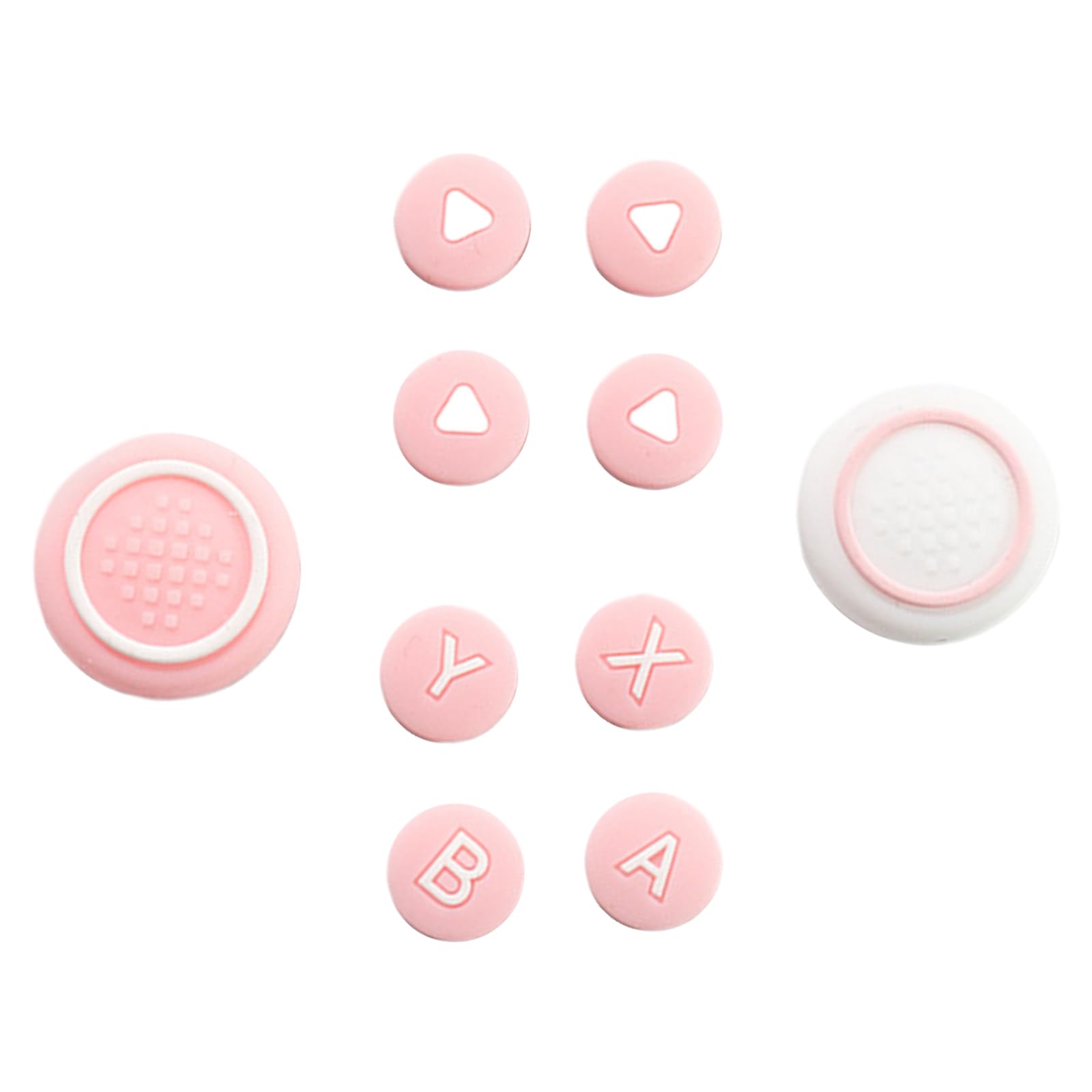 Juego de 10 tapas de silicona para botón de control de joystick, cómodas tapas de agarre