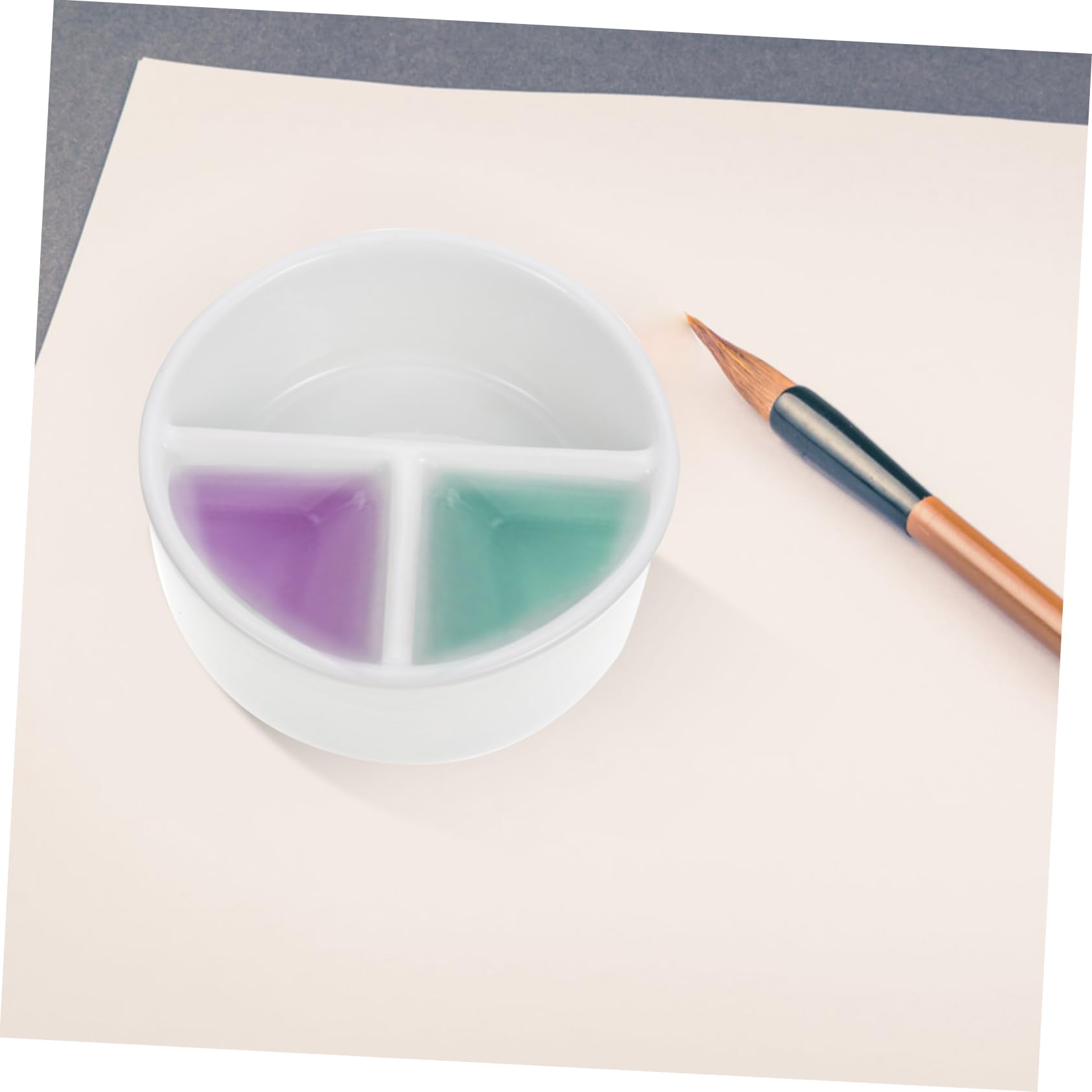 Artibetter Keramische Pinselwaschschale Mit Großem Fassungsvermögen Leicht Und Tragbar Für Aquarellmalerei Und Kalligrafie Anfänger
