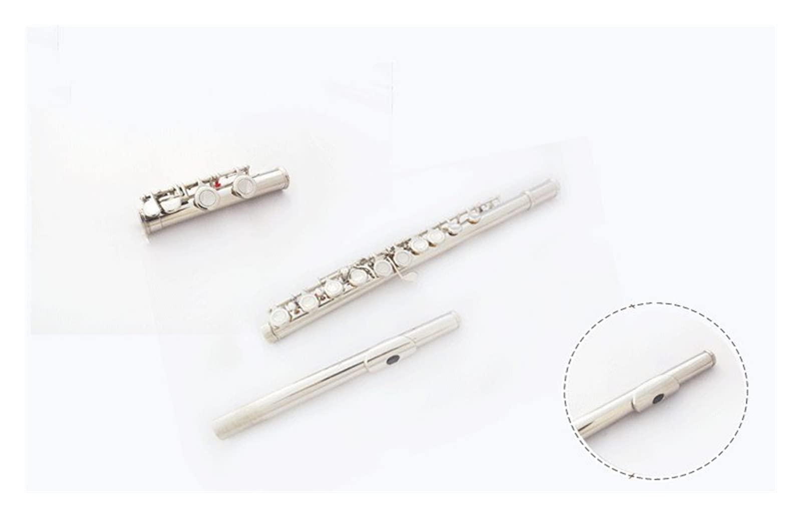 Amazon | Zengxue フルート楽器 16穴/キーCキーニッケルメッキフルート