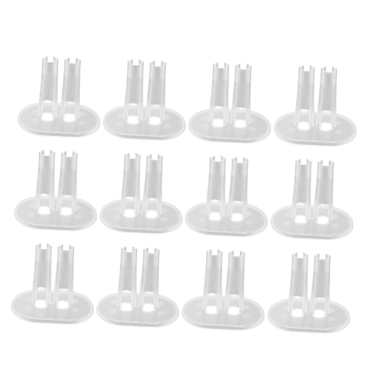 Toddmomy 1Set Transparent Doll Holder Plastic Feet Fitting Stand for Dolls for Organized Display and Play Easy to Use