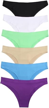ToBeInStyle Junior Teenage Girls Young Adult No Show No Panty Line Laser Cut Underwear