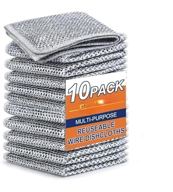 See full amazon price history chart for Xukuhoo Non Scratch Dish Wash Cloth, Steel Wire Dish Cloth, Wire Dishwashing Rags for Wet and Dry Stainless Steel Scrubber (3) Xukuhoo Non Scratch Dish Wash Cloth, Steel Wire Dish Cloth, Wire Dishwashing Rags for Wet and Dry Stainless Steel Scrubber (3) (B0D84B4KL7) Amazon Price History, Amazon Price Tracker