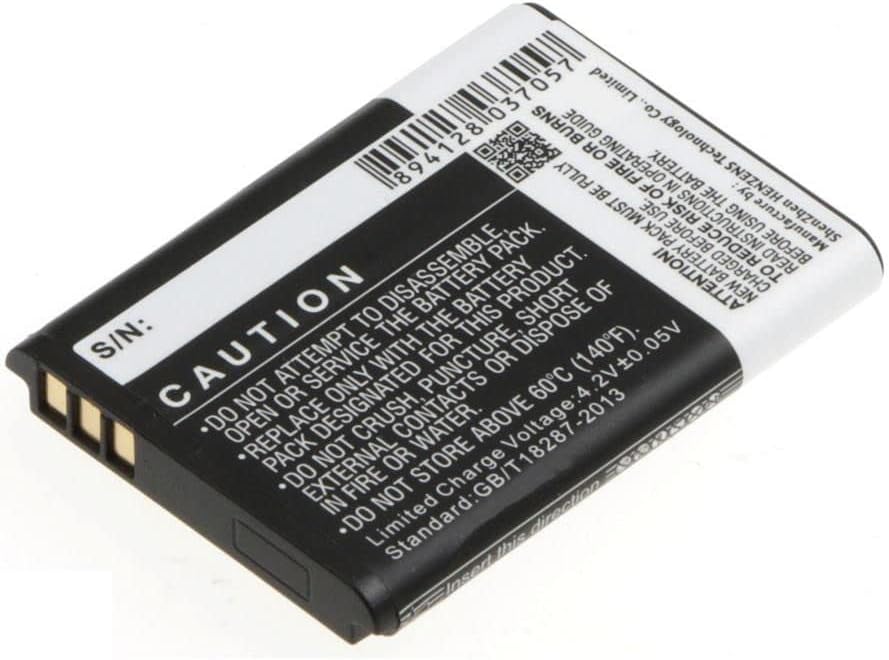 CoreParts Camera Battery for iSpan 3.33Wh Li-ion 3.7V 900mAh, BTA002 DDV-965 (3.33Wh Li-ion 3.7V 900mAh Black 3.3Wh Li-ion 3.7V 900mAh Black, DDV-965)