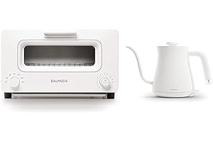 White Combo: BALMUDA The Toaster & BALMUDA The Kettle