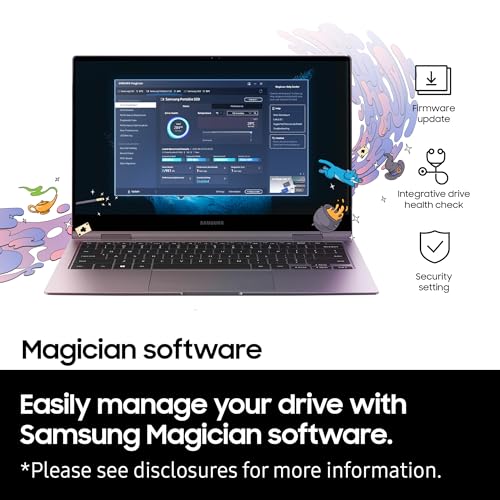 Samsung T7 1TB, Portable SSD, up to 1050MB/s, USB 3.2 Gen2 + 2mo Adobe CC Photography, Gaming, Students & Professionals, External Solid State Drive (MU-PC1T0H), Blue 7
