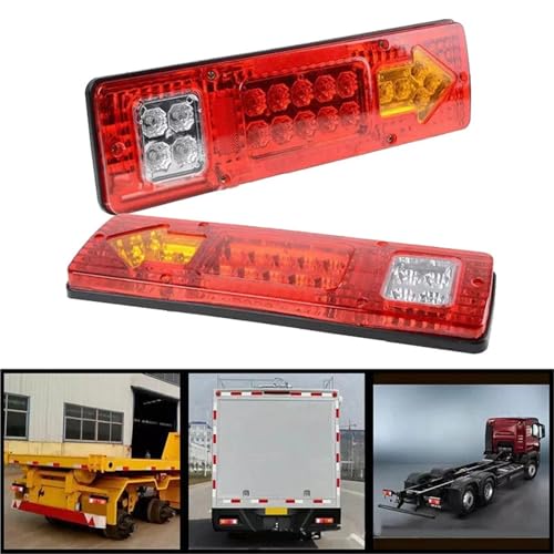 Feux arrière étanches 19 LED pour remorque et camion avec clignotant intégré - 4