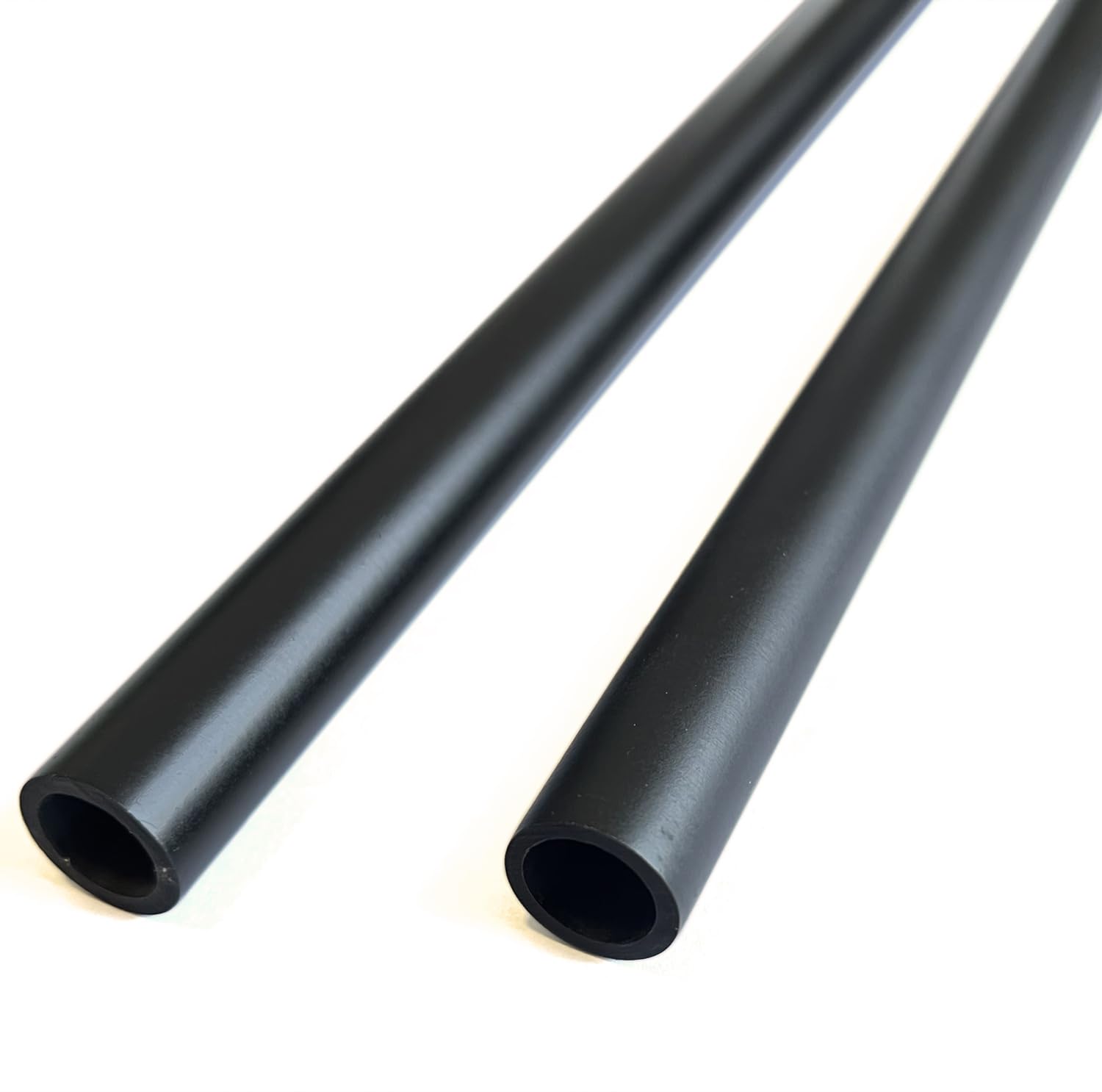 15mm Carbon Fiber Tube 2mm Thickness 15mmx11mmx300mm,300/400mm Available,3K roll Wrapped Black Matte Surface (2 pcs)