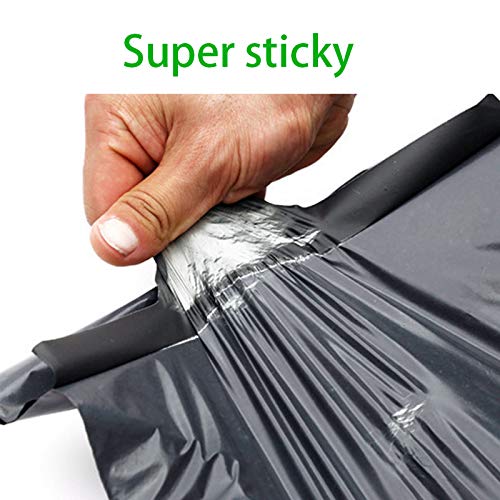 Sobres Envio Bolsas de mensajería, 100 Uds., bolsa de almacenamiento negra, bolsa de plástico de polietileno for envío, sobres, bolsas de correo, bolsa de plástico con sello autoadhesivo(17x30cm(2.3g)