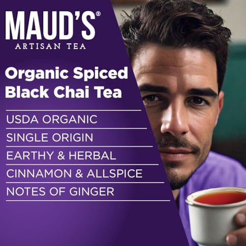 Image of Maud's Organic Chai Tea Pods, 49ct, 100% Gourmet Blended Tea