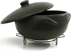 Moquequeira de Barro 5 Litros + Descanso de Mesa