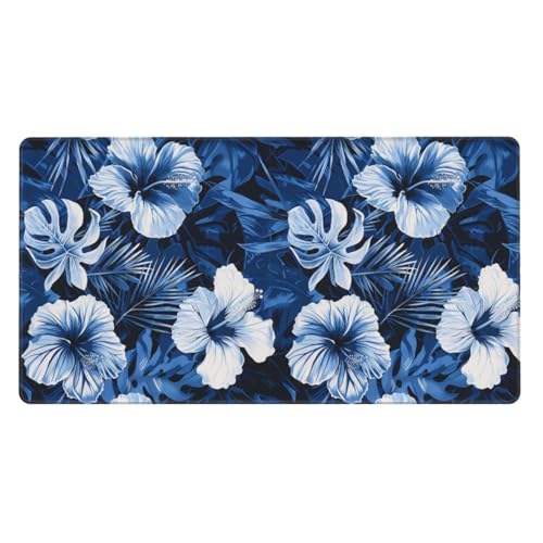 Grand tapis de souris de jeu aux bords cousus finition hawaïenne