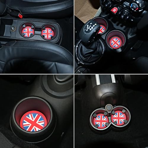 Mini R55 R56 R57 Portavasos para Carro, 3 Piezas de Silicona miniatura 3