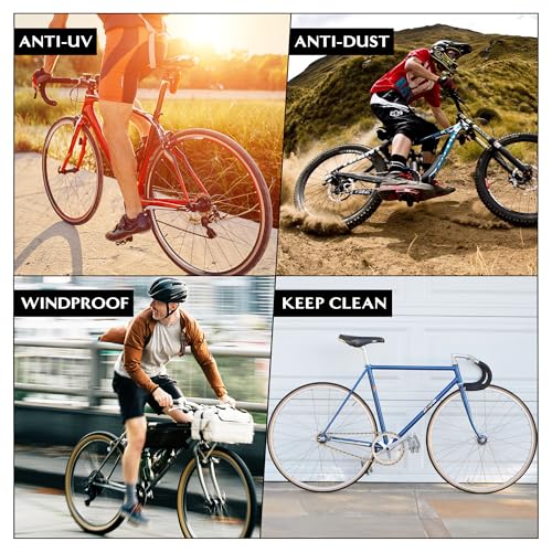 Funda para bicicleta con cremallera elástica lavable de 27.5 pulgadas 6