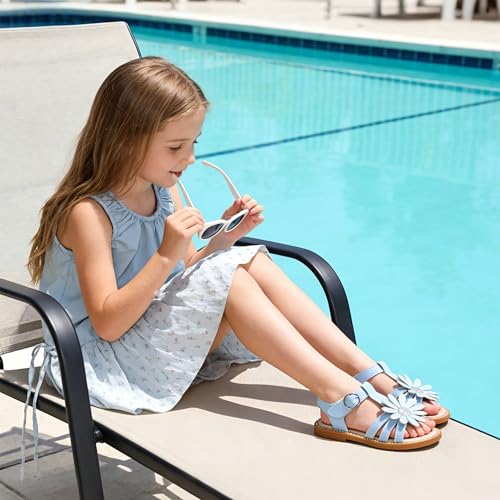 Image of Kiderence Toddler Girls Sandals Little Girls Kids Summer Shoes Toddler Sandals