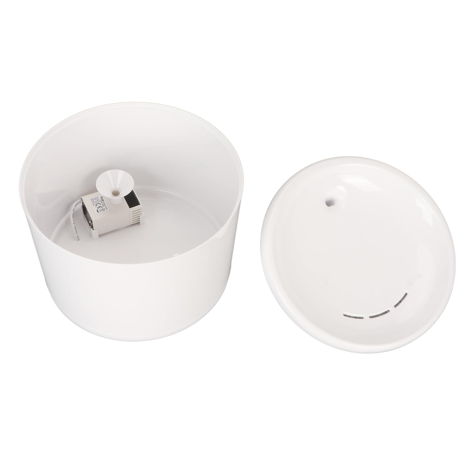 Annadue Fuente de Agua para Gatos para Beber, Fuente para Gatos WiFi de 2 L, Dispensador de Agua Ultra Silencioso para Mascotas, Control de Aplicación, Triple Filtración, Higiénic (Enchufe de la UE)