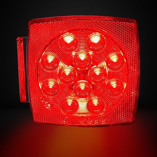 image for fouwick LED Trailer Light Kit,License plate light, 12V,IP67 Waterproof