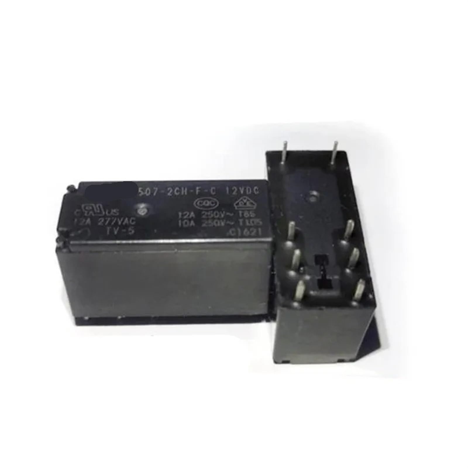 Relais 507-2CH-FC 12VDC pour circuits électroniques et domotique x5 - 2