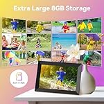 10.1 Inch WiFi Digital Picture Frame, 1280x800 HD IPS Touch Screen Cloud Smart Photo Frames, Auto Rotation, Wall Mountable, Share Photos Or Videos for Via APP - Image 4