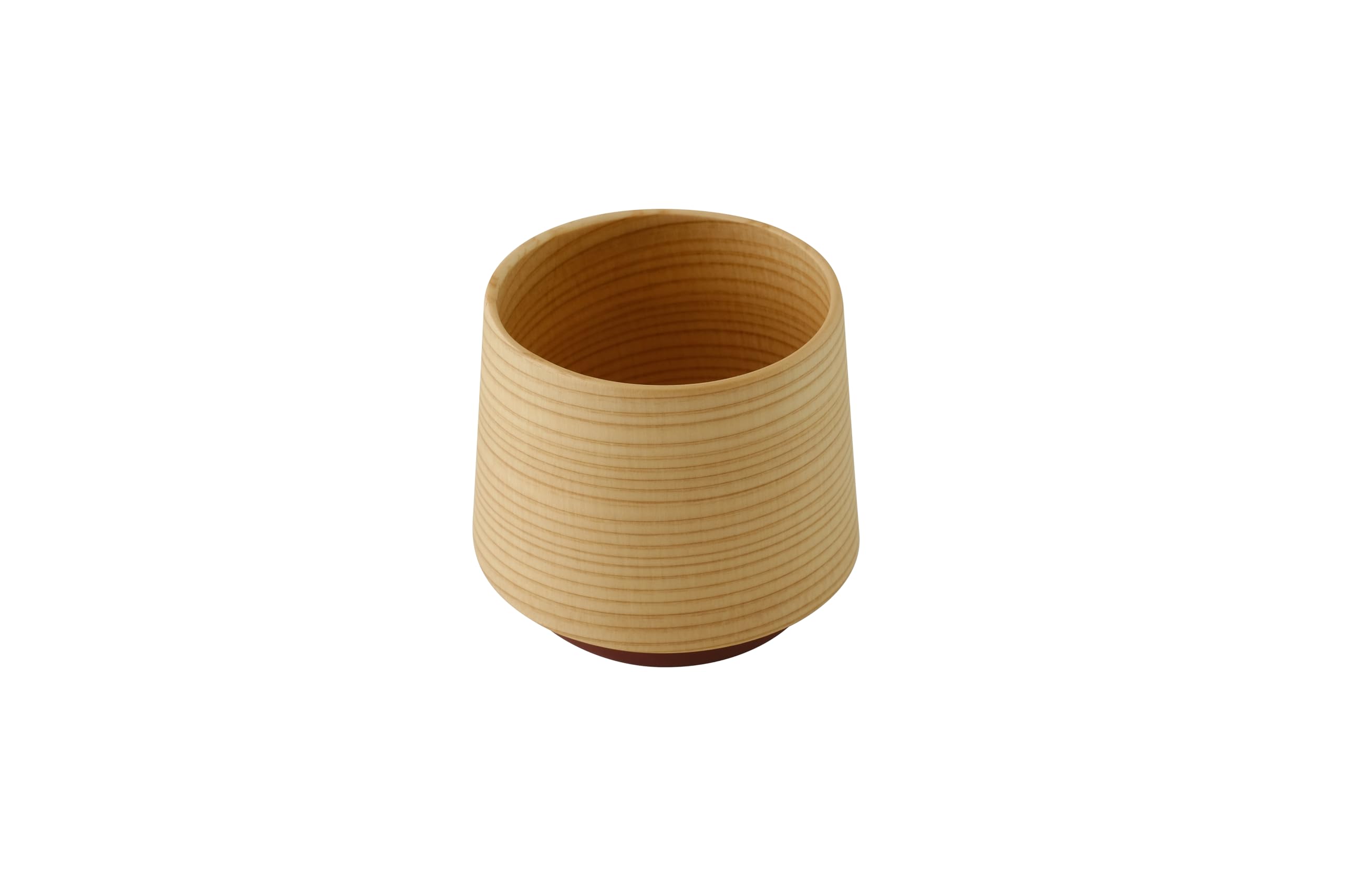 Odata Kousha 7212 Round (Maroon) 4.2 fl oz (120 ml), Bent Wappa Sake Bottle, Made in Japan : Home & Kitchen