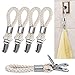 5 Pezzi Ganci per Asciugamani Metallo,Clip per Asciugamani,Portasciugamani per Cucina,Clip per Riporre Oggetti Sono Adatti,Accessori Bagno,Senza Forare Clip per Appendere la Cucina Multifunzione