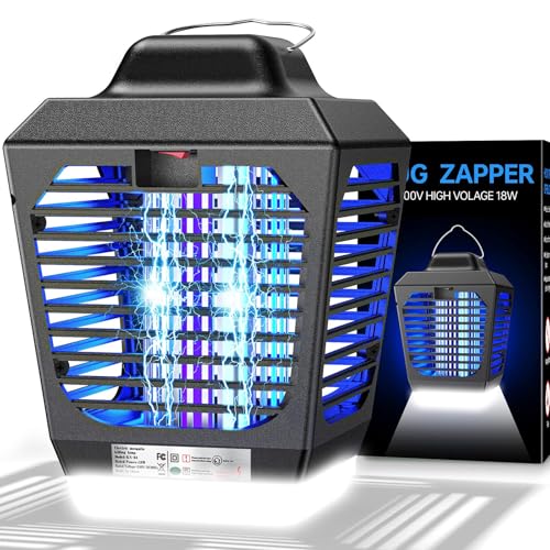 bug zapper outdoor mosquito zapper with led light fly zapper outdoor indoor insect zapper electric fly traps plug in mosquito killer for patio yard