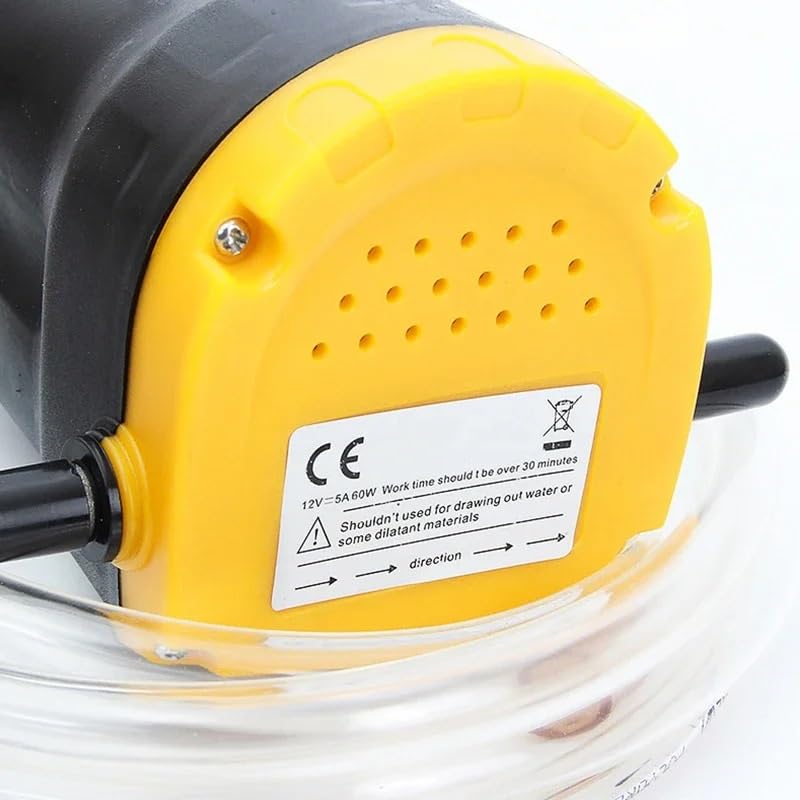 Sprężarka powietrza 12V elektryczna pompa olejowa do samochodu płynu ropy naftowej 60W ekstraktor silnik transferowy ssąca + rury samochodowego łódź motocykl