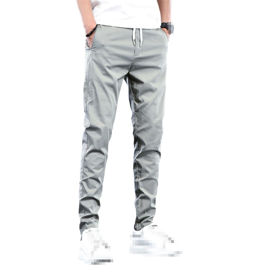 Vogrtcc Pantaloni Casual da Uomo Pantaloni Leggeri Slim Fit