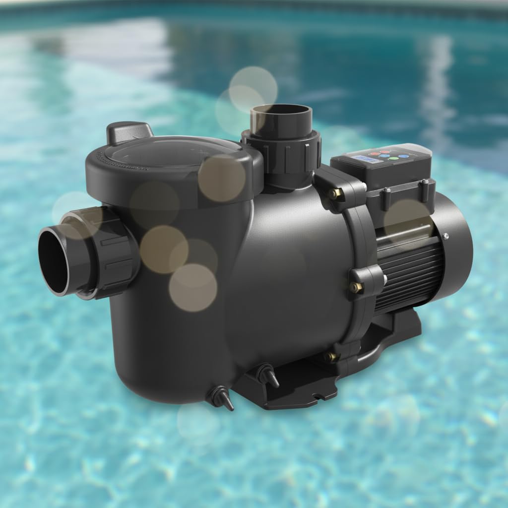 POOLEX - PF-OL15 - Pompe de filtration Poolex Onduline à vitesse variable - 1.5 CV - Pour utilisation sur piscine jusqu’à 80m - 3 vitesses