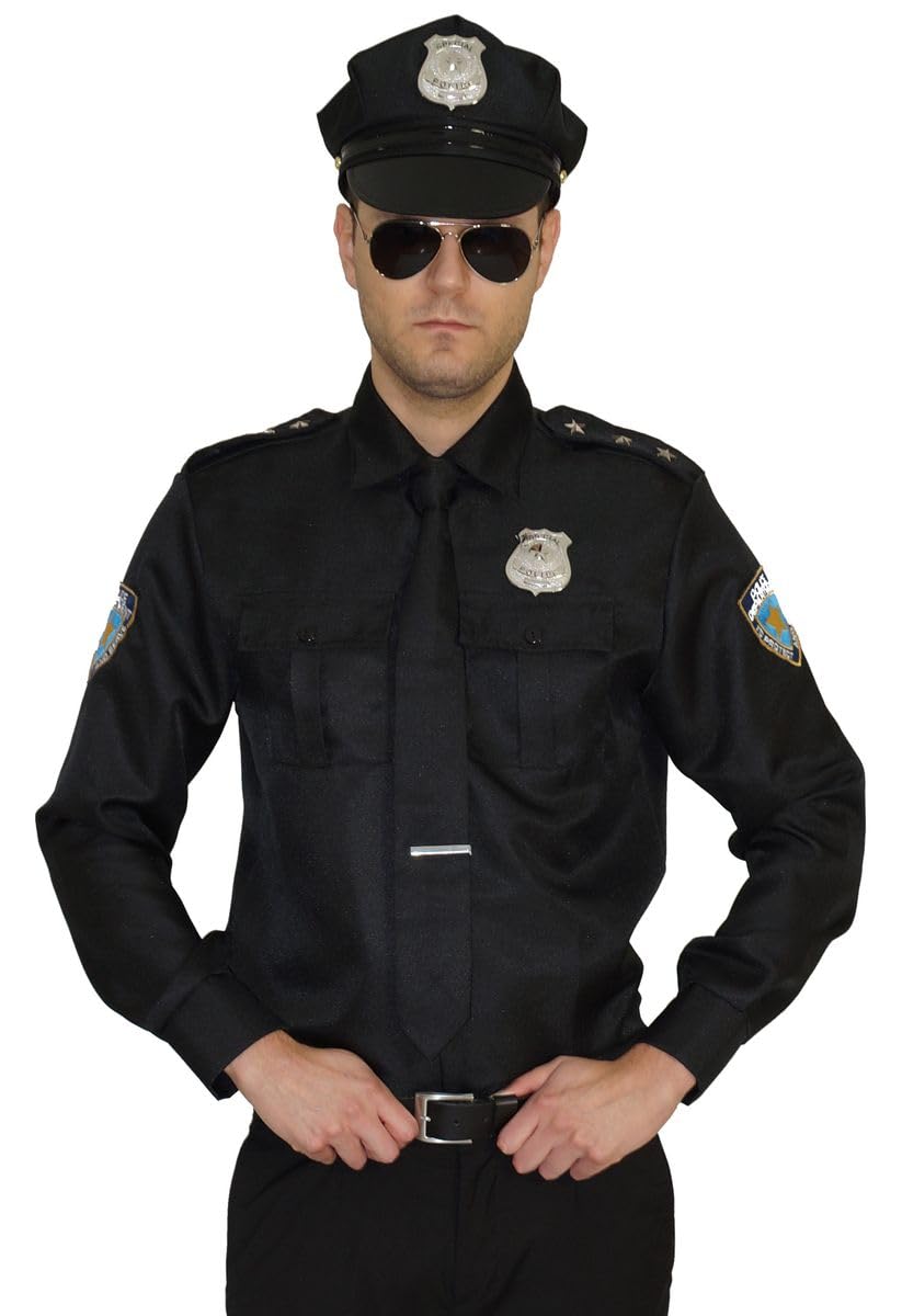 maylynn 15145 - Costume da Poliziotto, Uniforme - Nero - M - L