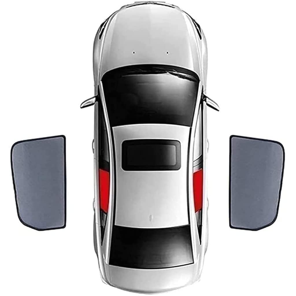 Parasol Coche Lateral Ventana para Kia Sportage 2017-2023,Parasol Magnético Coche Marco Cortina Parabrisas Delantero Coche Sombrilla,protección UV Fácil Instalación,2pcsrear