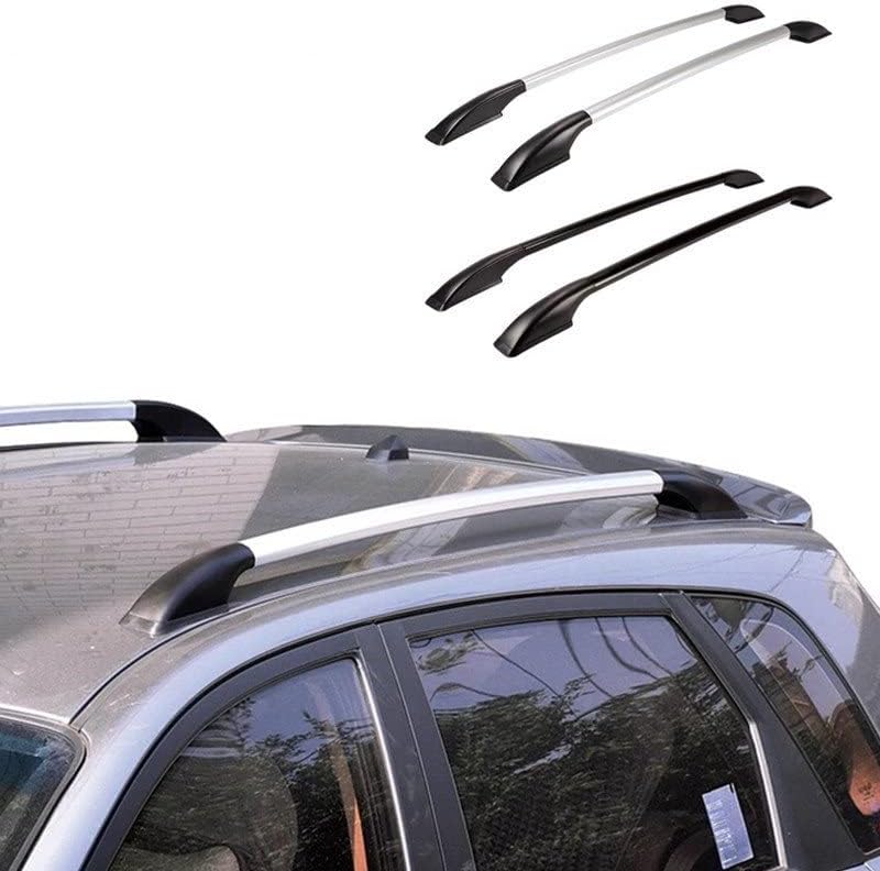 車の装飾専用のルーフラック重量サポート機能なし装飾 ルーフレール (色 : ブラック, サイズ : 【スタイルカールーフラック】 140CM)