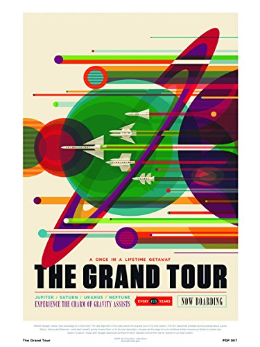 onthewall Die Grand Tour NASA Space Exploration 30 x 40 cm Kunstdruck Poster