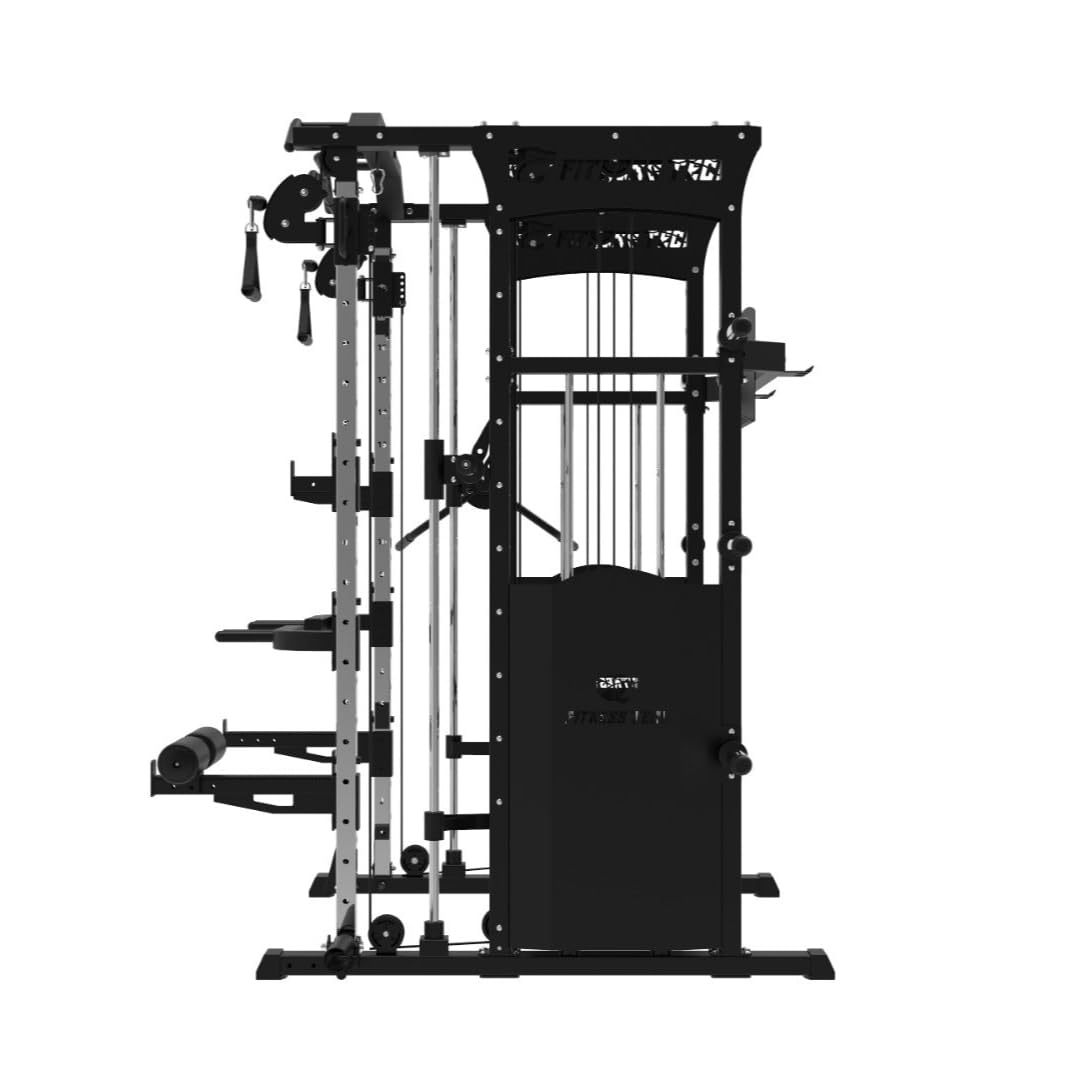 Máquina de musculación multipower Smith Machine F20 Evolution - Multiestación para un Entrenamiento de Fuerza Completo en casa- Multifunción de Alta Resistencia - 210x232x175 Cm