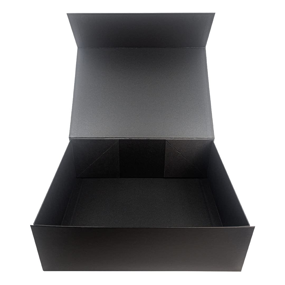 Boîte Cadeau Pliable Magnétique XL 38x29x13 Cm Blanche - Emballage Luxe Noël Anniversaire Mariage
