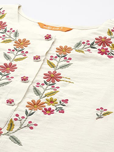Image of INDO ERA Viscose Rayon Embroidered Kurta Pant With Dupatta Set For Women