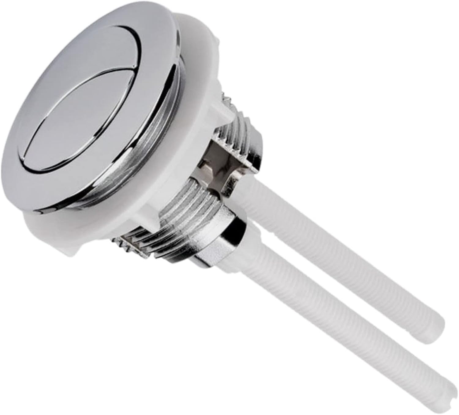Flushing Toilet Button,Toilet Button, 38mm Toilet Button Cover Bathroom Closestool Round Dual Press Tank Accessories Push Switch Water Saving Rod Toilet Tank Button